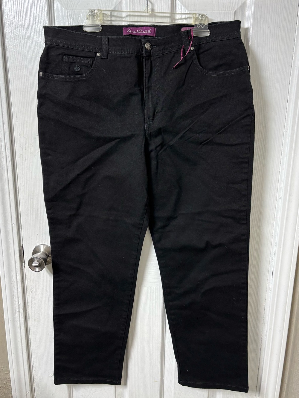 Gloria Vanderbilt Black Slim Jeans for Women